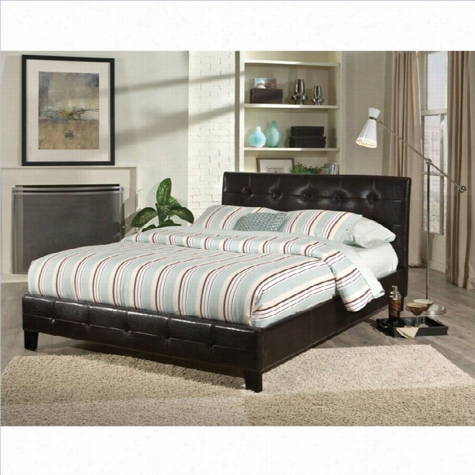 Staandard Furniture Rochester Upholstered Bed In Black