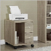 Monarch Computer Printer Stand with Castors in Natural