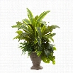 Nearly Natural 25 Mixed Yucca Marginatum Pothos Bracken with Planter