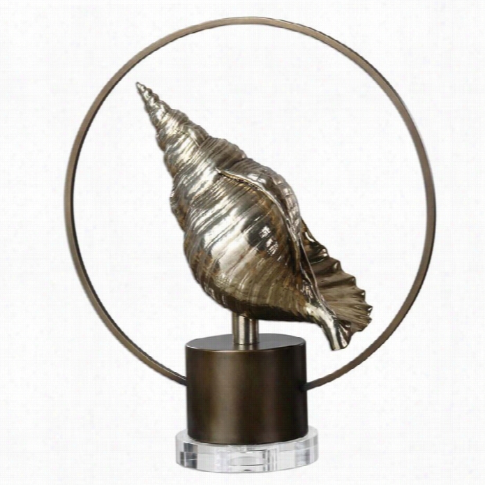 Uttermost Ocean Life Silver Shell