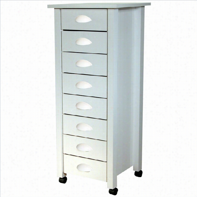 Venture Horizon 8 Dra Wer Forest Mobile Filing Cabinet In Whhite