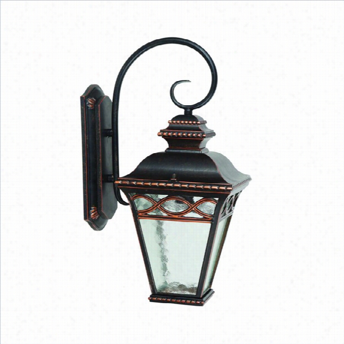 Yosemite Home Decor  Reynolds Creek 1 Li Ght Exterior In Oil Rubbed Bronze With Clearr Glass