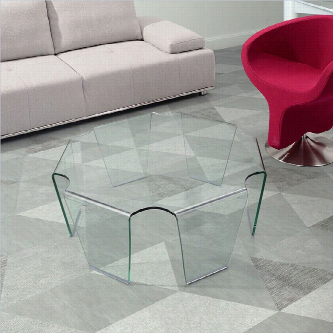 Zuo C Ircuit Coffee Table In Clear