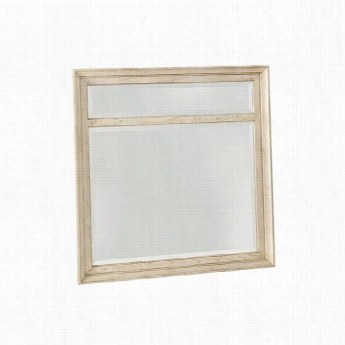 American Drew Americna Home Mirror In Weatheerd White