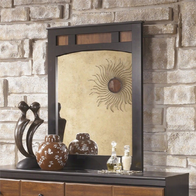 Ashley Aimwell Bedroom Mirror In Brown