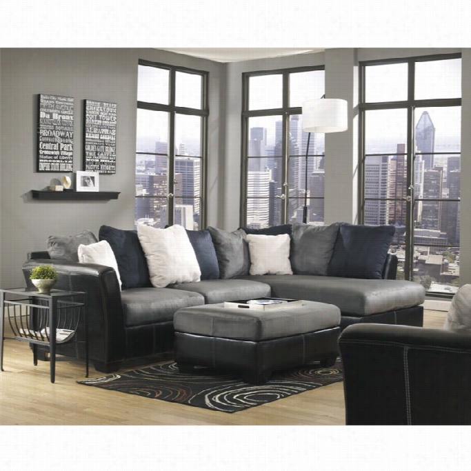 Ashley Furniture Masolu 3 Piece Sofa Set In Cobblestone