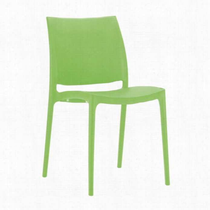 Compamia Maya Dining Chairr In Tropical Green