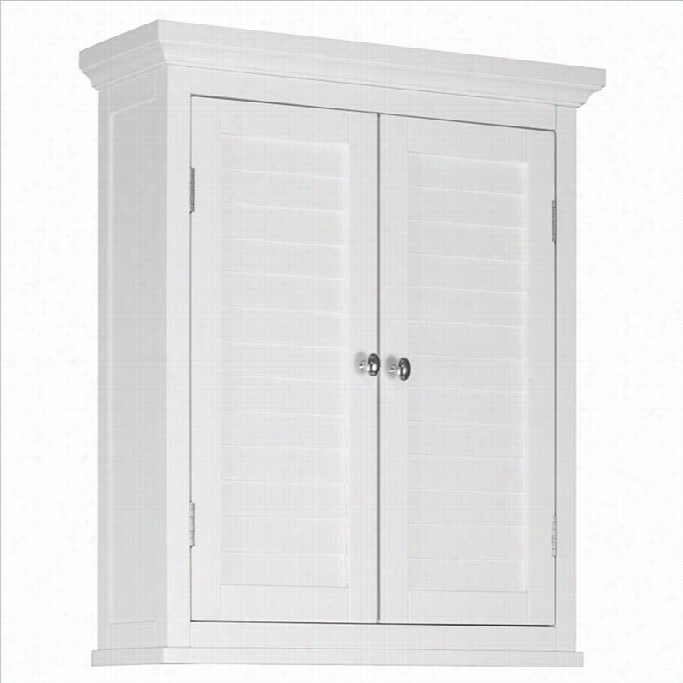 Elegant Close Fashons Slone 2-door Wall Cabinet In White