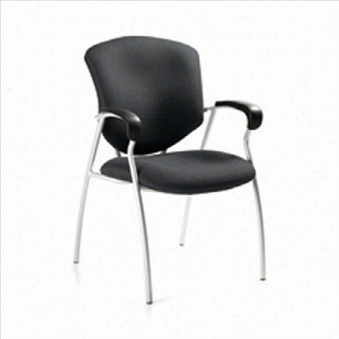 Global Supra Guesy Armguest Chair In Graphite