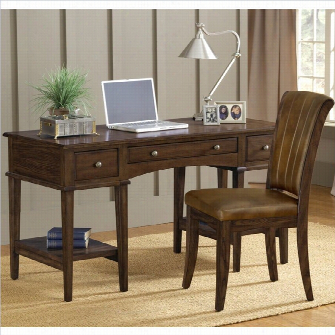 Hillsdale Gresham Desk And Chairman In Cherry