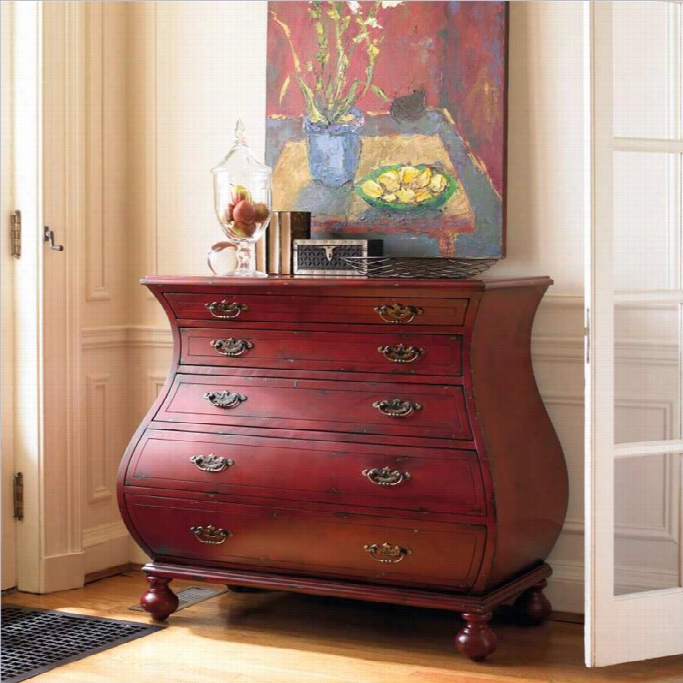 Hooker Furniture Adagio Red Bombe Accent Chest