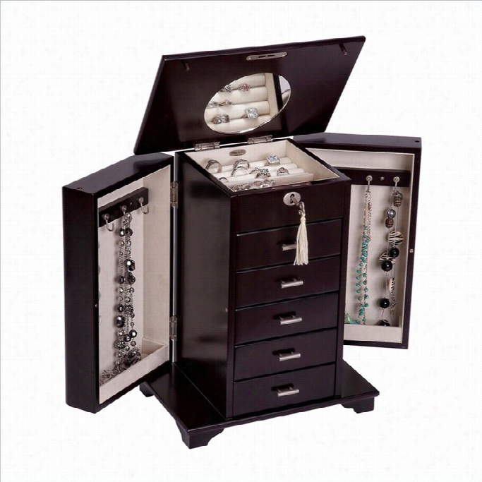 Mele And Co. Monique Upright Jewelry Box In Java