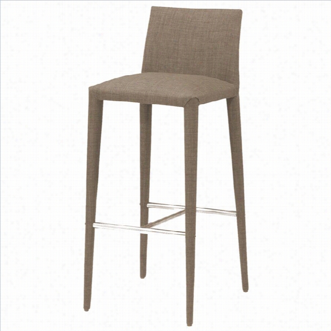 Moee's Home Collection Catina 30 Bar Stool In Cappuccino