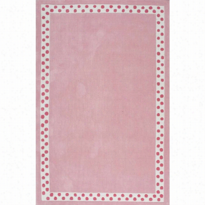 Nulloom 7' 6 X 9' 6 Handmade Mauldin Rug In Pink