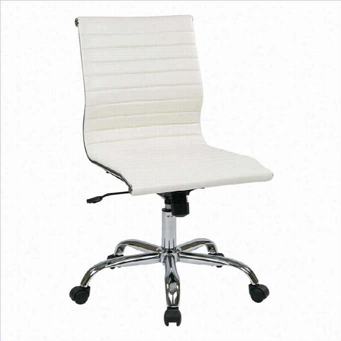 Offixe Star Fl Ser1es Thick Padded Faux Leather Office Chair In Of A ~ Color