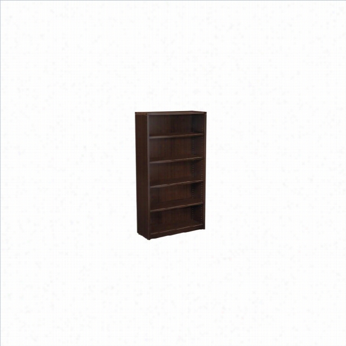 Office Sta R Napa 5 Shelf Bookcase In Espresso