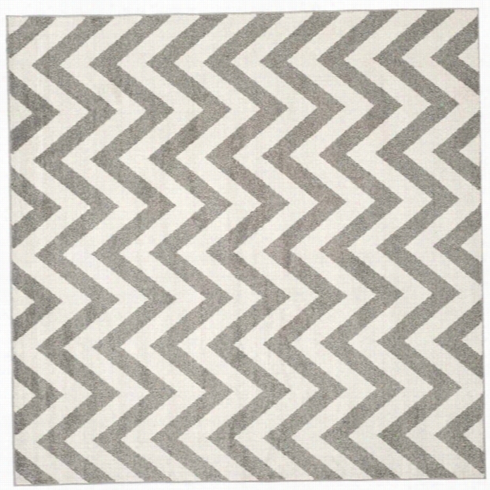 Safvaie Amherst Dark Grey Indoor Outdoor Rug - Square 9'