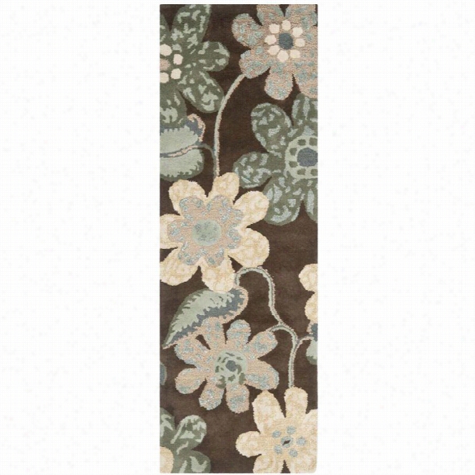 Safavieh Bella Brown Country Rug - Runner 2'3 X7 '