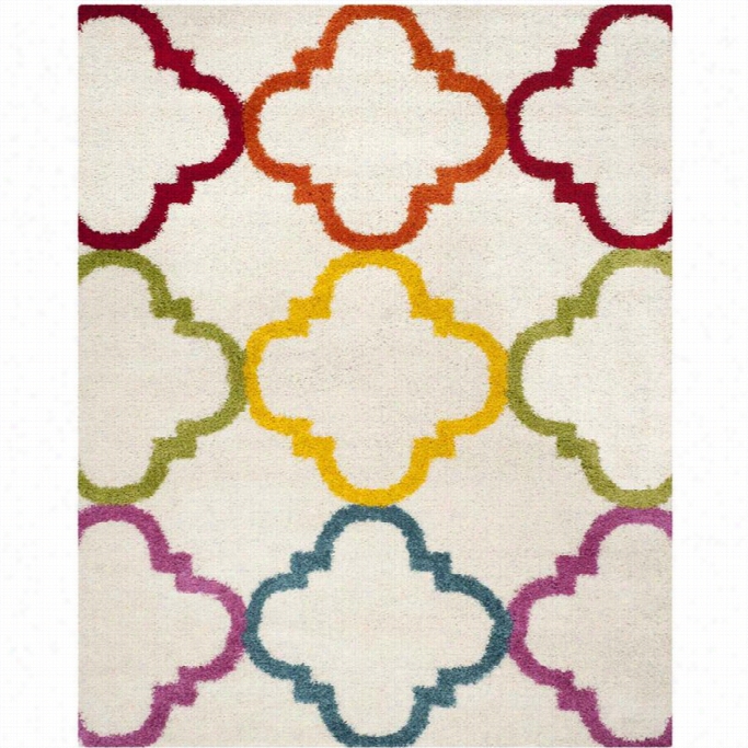 Saafvieh Safavieh Kids Shay Ivory Shag Rug - 8' X 10'