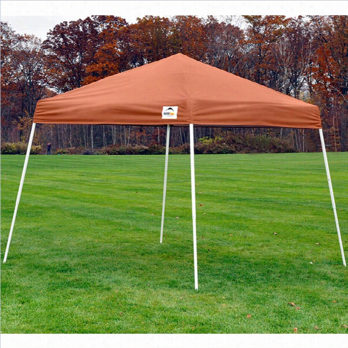 Shelterlogic 12'x12' Sport Pop-up Canopy Slant Leg With Cover In Terracoyta