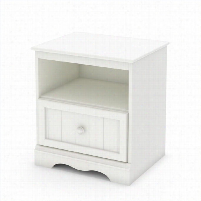 South Shore Handover Nightstand In Pure White