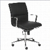 Eurostyle Leif Low Back Office Chair in Black/Chrome