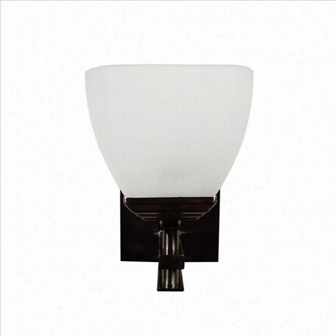 Yosemite Home Decor Half Dome 1 Light Vanity  Lighting In Satin Nickel