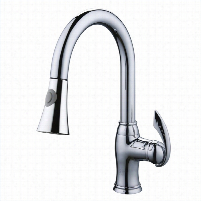 Yosemite Kitchen Faucet Attending Pull-out Sorayer In Classic Chrome
