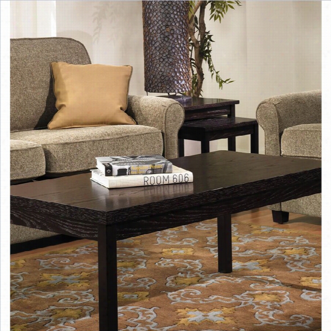 Avenue Six Ma1n Street 3 Piece Coffee Table Set Im Espresso