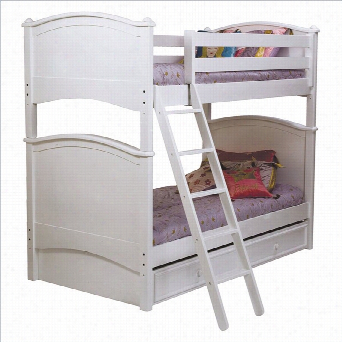 Bolton Furniture Essex Cooley Twin Bunk Bed In White