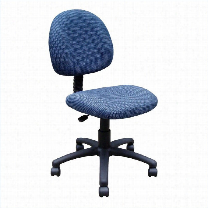 Boss Office Products Adjustable Dx Fabric Potsure Office Chair In Blhe