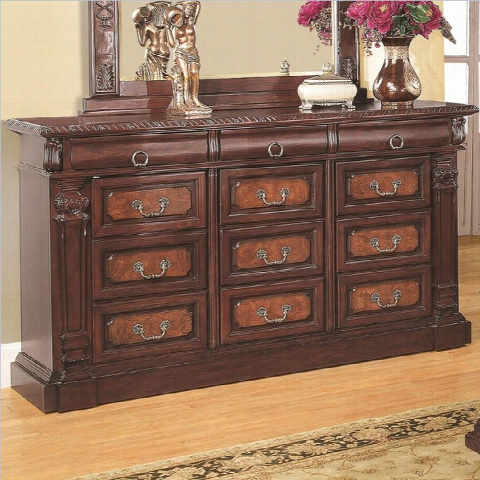 Coaster Grand Prado Dresser In Close Cberry Finish