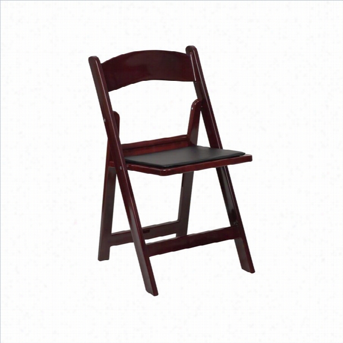 Flash Fufniture Hercules Folding Chair In Mahogany And Murky