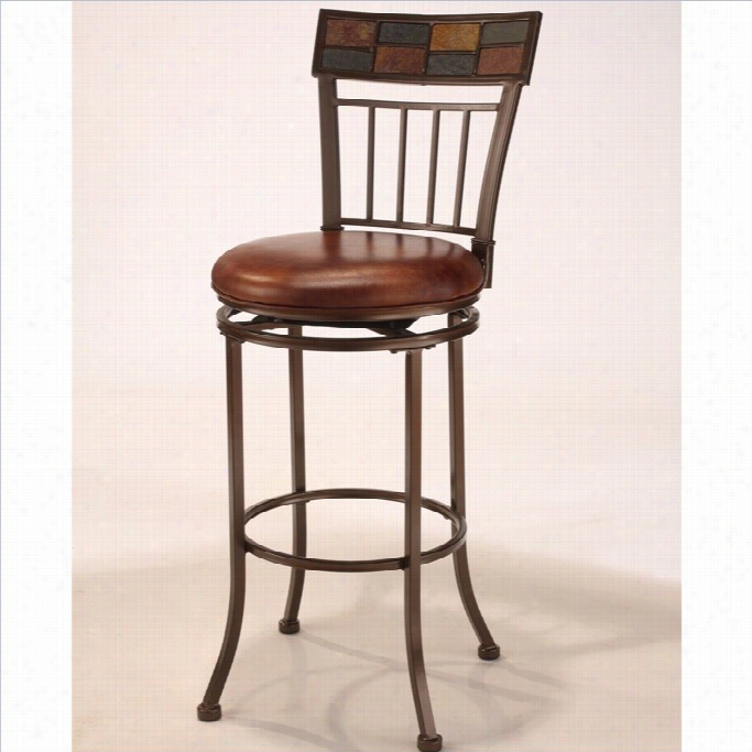 Hillsdale Montero 24 Counter Stool In Coppery Brown