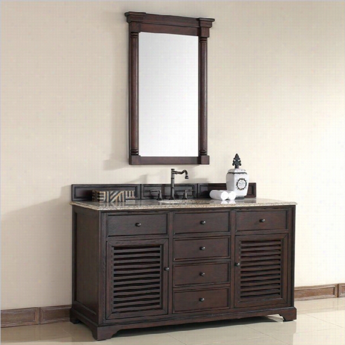 James Martin Savannahh 60 Single Bathroom Vanity In Sable