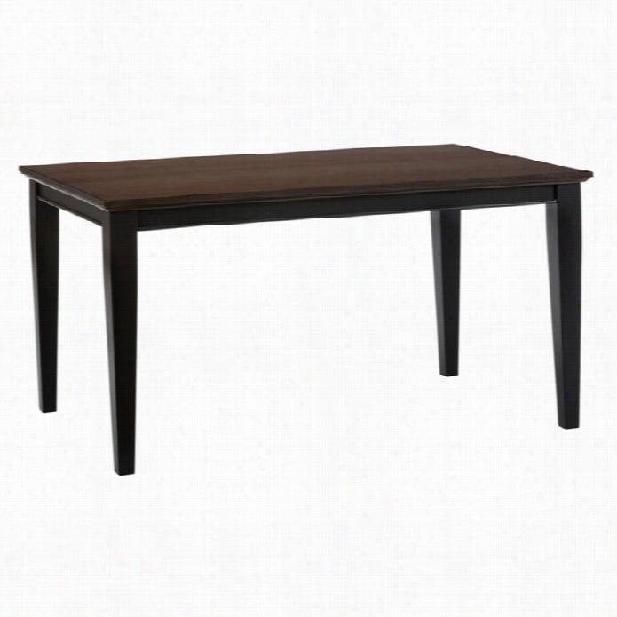 Jofran Braden Rectangular Wood Dining Table In Birch