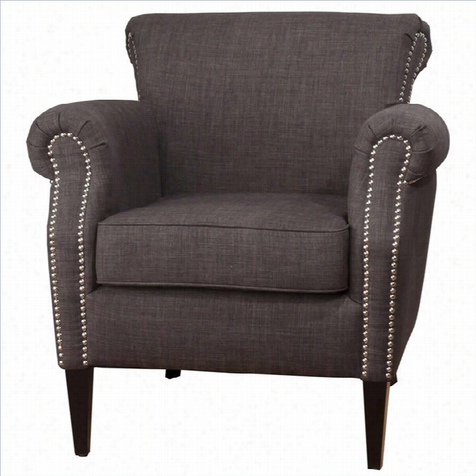 Jofran Emma Cluub Chair In Gray