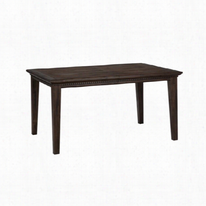 Jofran Geneva Hills Wood Rectangular Dining Flat