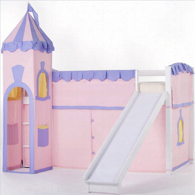 Ne Kids School Housse Princess Loft In White