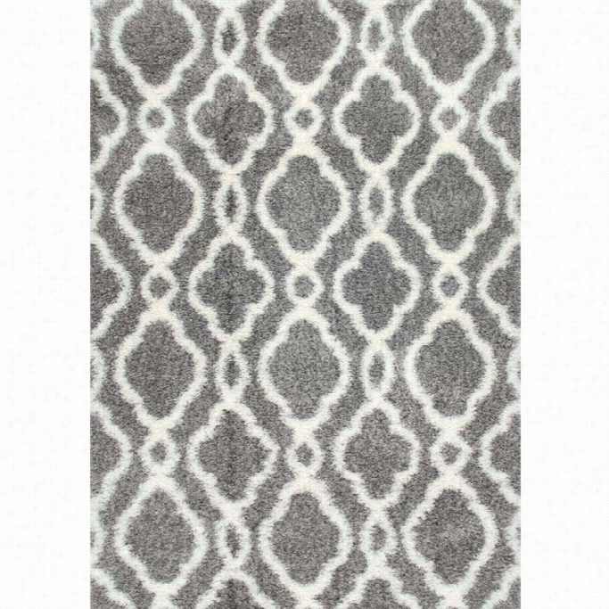 Nuloom 8' X 10' Slyvia Shaggy Rug In Gray