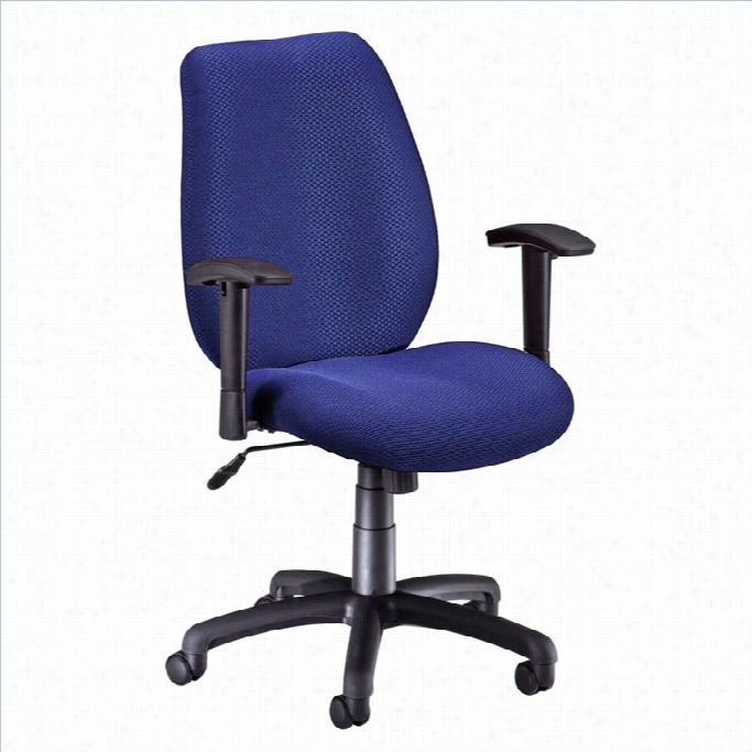 Ofm Ergonomic  Manager's Office Chair With Adjustable Arm In Ocean Bluw