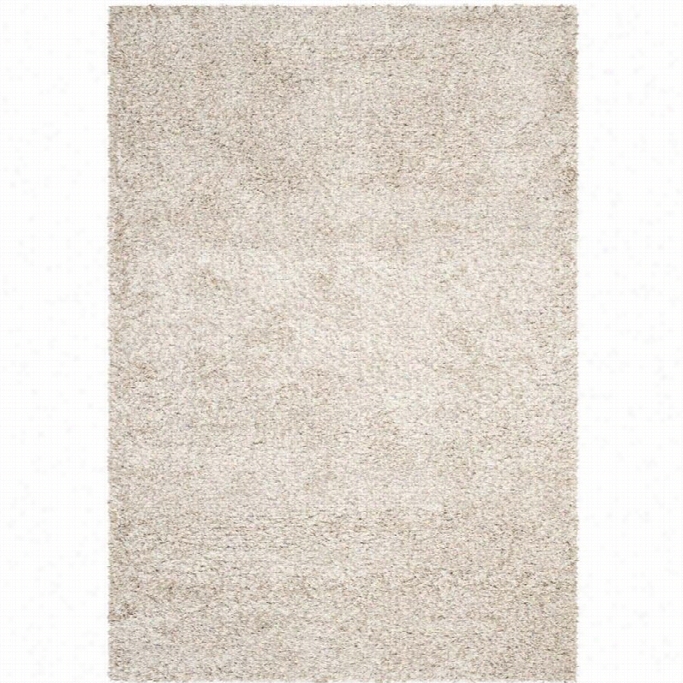 Safavieh New York Shag Beige Shagr Ug - Runner 2'3 X 8'