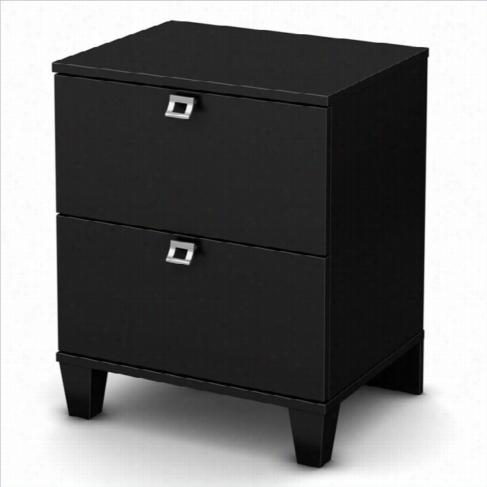 South Shore Karma Night  Stand In Pure Blac K