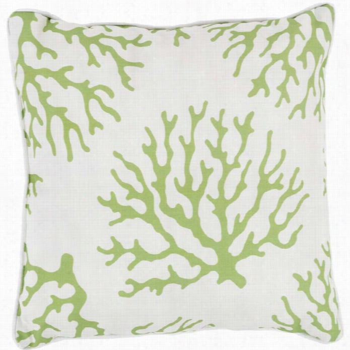 Surrya Coral Polyfill 1 Squarep Illwo  In Green