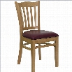 Flash Furniture Hercules Series Vertical Slat Back Dining Chair