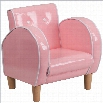 Flash Furniture Kids Vinyl Upholstered Chair in Pink