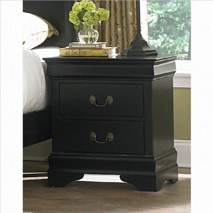 Trent Home Marianne Night Stand In Black