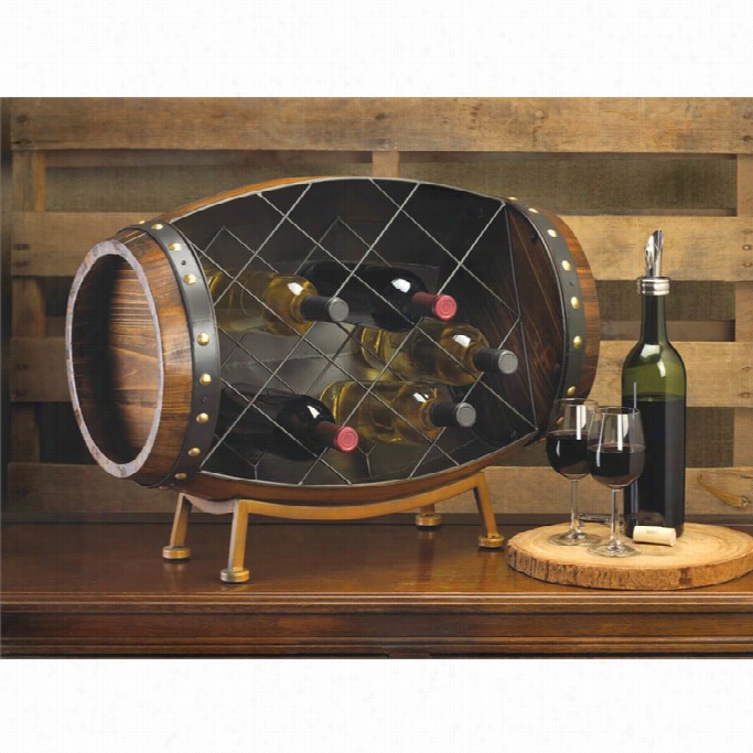 Zingz And Thingz Hooped Wine Bottle Rack