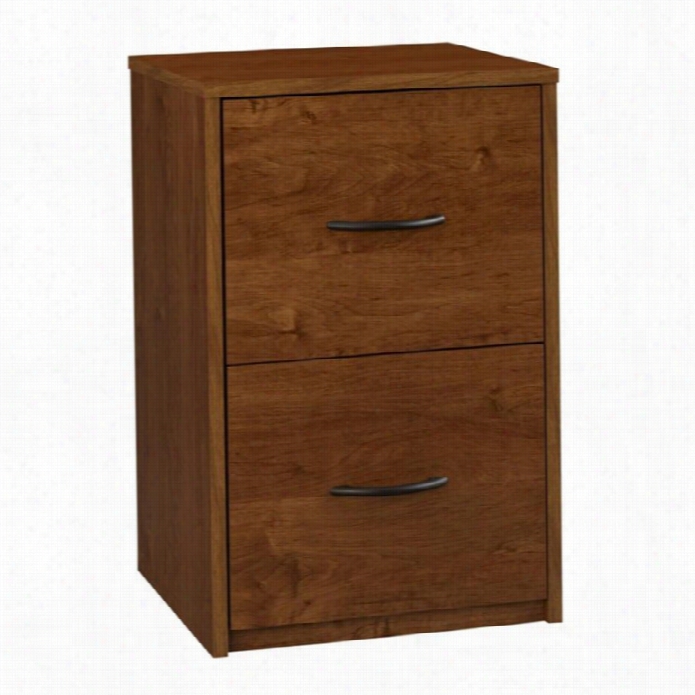 Ameriwood 2 Drawer Wood Vertical File Cabinet In Oak