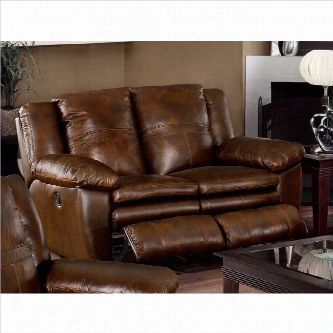 Catnapper Sonoma Reclining Loveseat In Sable